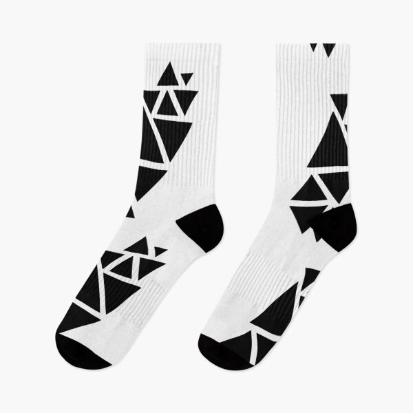 Item preview, solid triangles black and white  designed and sold by KiwiBurrito.