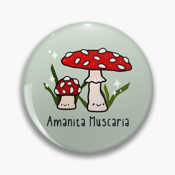 Item preview, cute amanita muscaria mushroom designed and sold by Maple Design Studio.