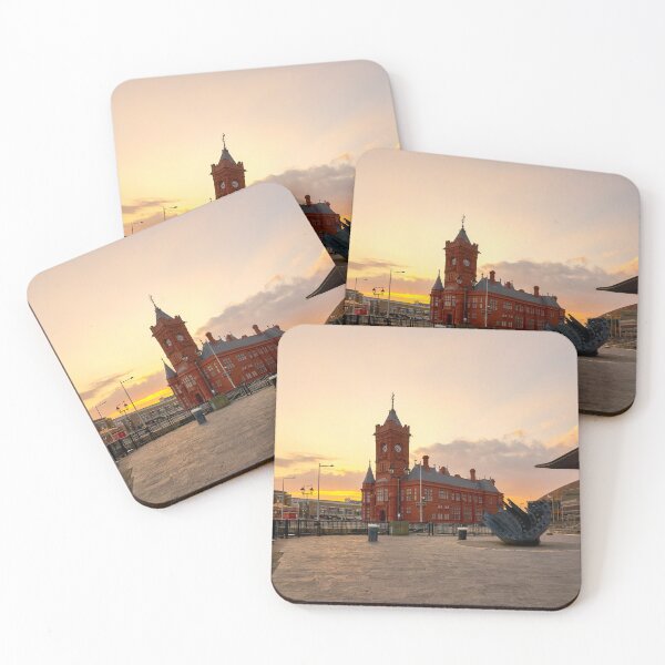 Item preview, Sunset over the Pierhead Building, Cardiff Bay designed and sold by VnGphoto.