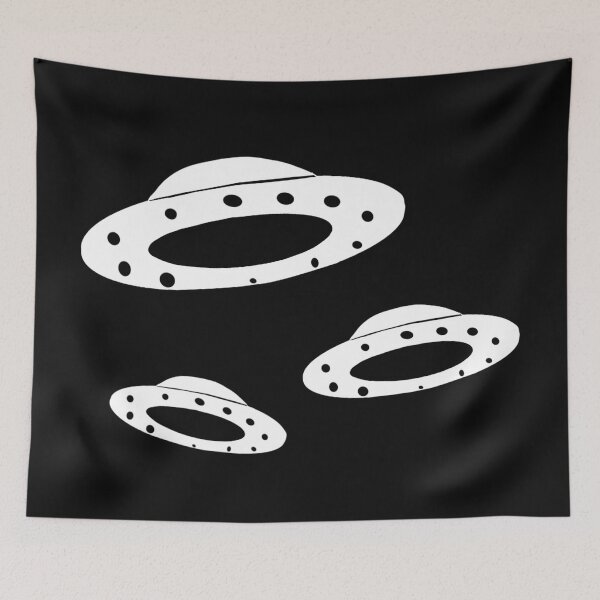Item preview, Spaceship silhouettes, extraterrestrial, scifi designed and sold by Kirei-Lily.