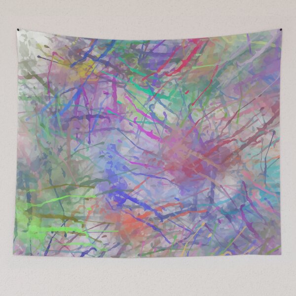 Item preview, Colorful Grunge Watercolor Ink Splatter Texture designed and sold by Prawny.