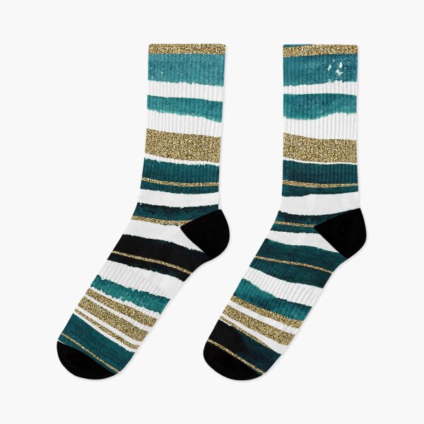 Item preview, Green and gold glitter stripes designed and sold by ibelieveimages.