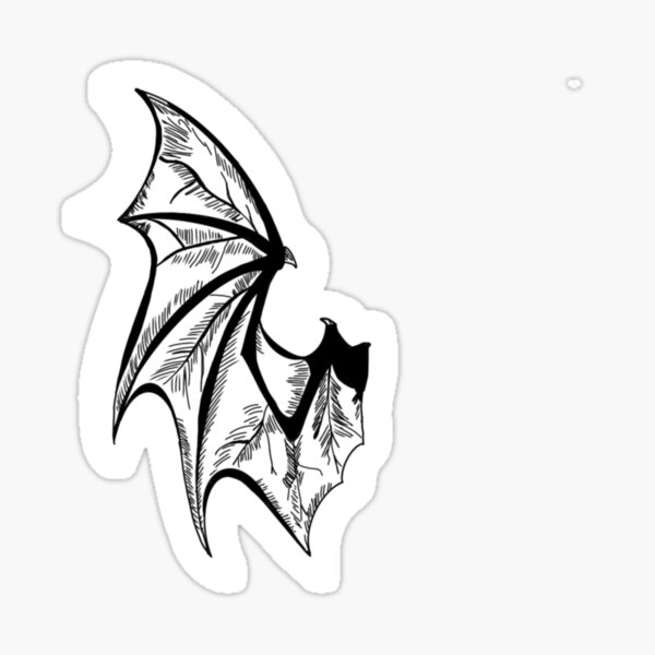Bat Wing Sticker