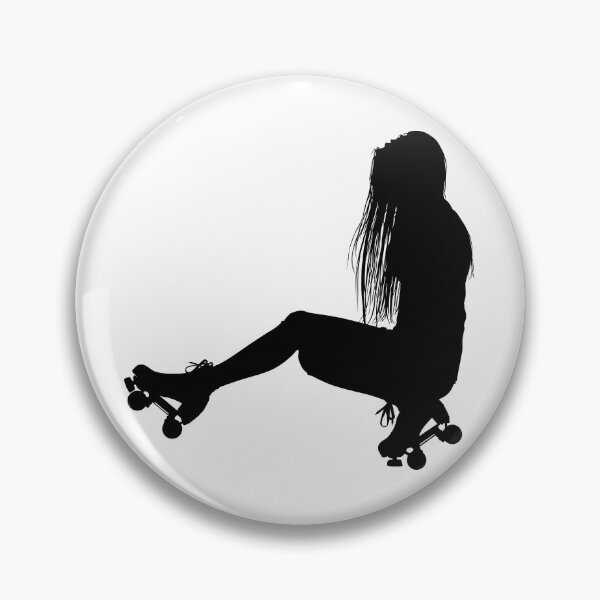 Item preview, Roller Derby skater girl drives on the quad skates roller skate shoes.  designed and sold by Marcin Adrian.