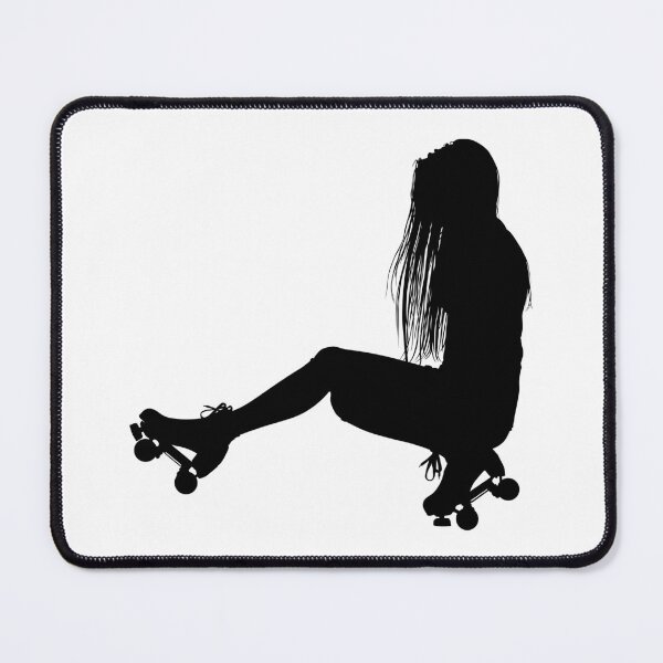 Item preview, Roller Derby skater girl drives on the quad skates roller skate shoes.  designed and sold by Marcin Adrian.