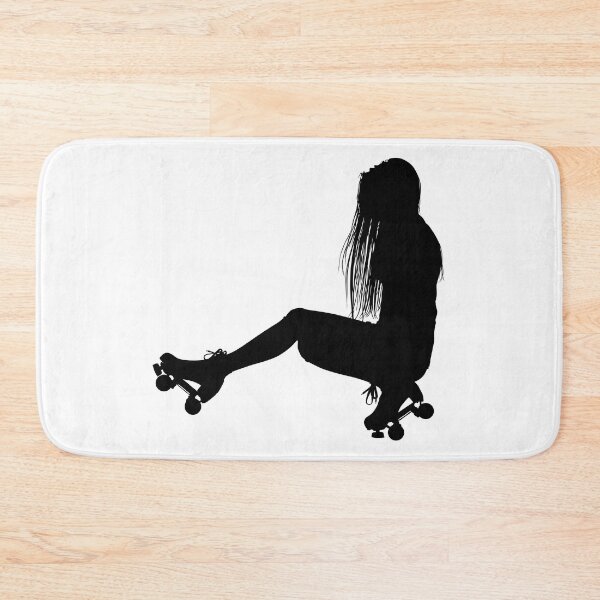 Item preview, Roller Derby skater girl drives on the quad skates roller skate shoes.  designed and sold by Marcin Adrian.