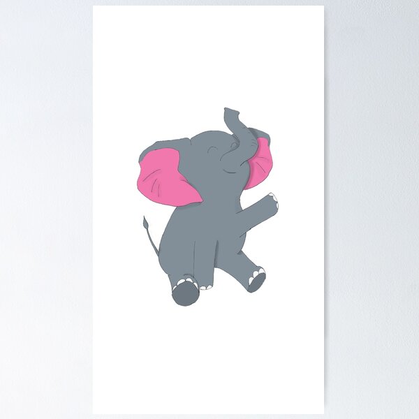 Item preview, Cute elephant designed and sold by HeavyBurden.