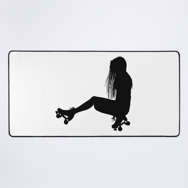 Item preview, Roller Derby skater girl drives on the quad skates roller skate shoes. designed and sold by Marcin Adrian.