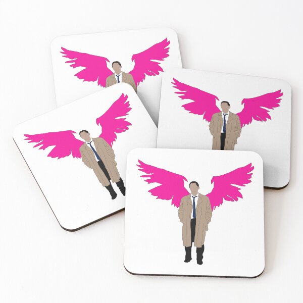 Item preview, Hot Pink Wings Castiel designed and sold by Lokis-Queen.