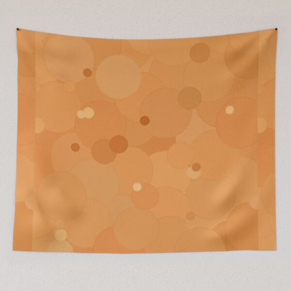 Item preview, Pumpkin Bubble Dot Color Accent designed and sold by SaraValor.