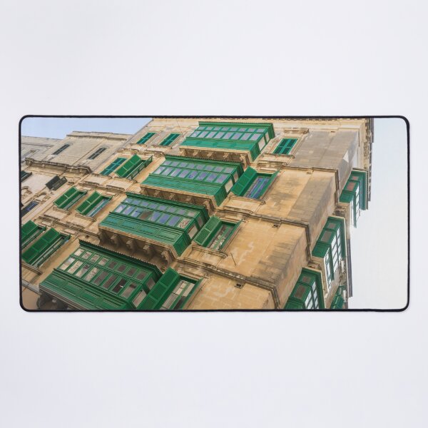 Item preview, Quintessential Maltese - Signature Gallarija Balconies in Valletta Malta designed and sold by Georgia Mizuleva.
