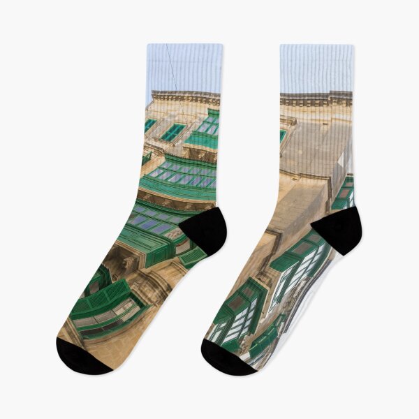 Item preview, Quintessential Maltese - Signature Gallarija Balconies in Valletta Malta designed and sold by Georgia Mizuleva.