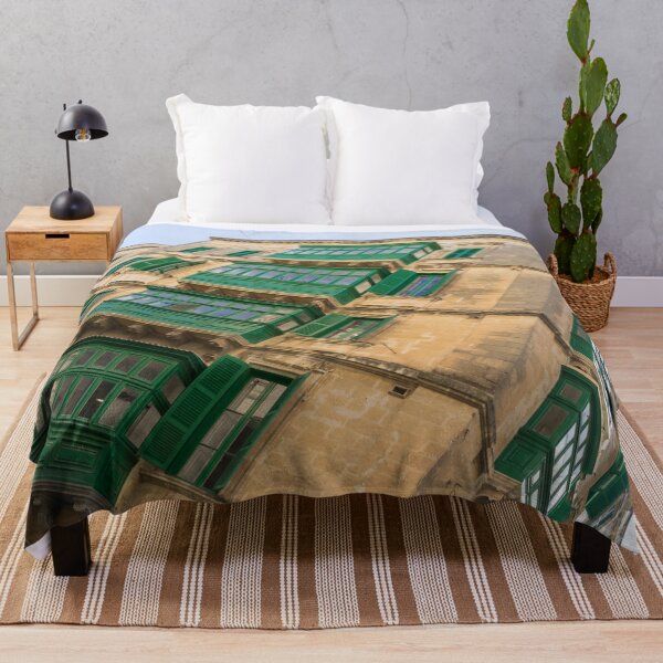 Item preview, Quintessential Maltese - Signature Gallarija Balconies in Valletta Malta designed and sold by Georgia Mizuleva.