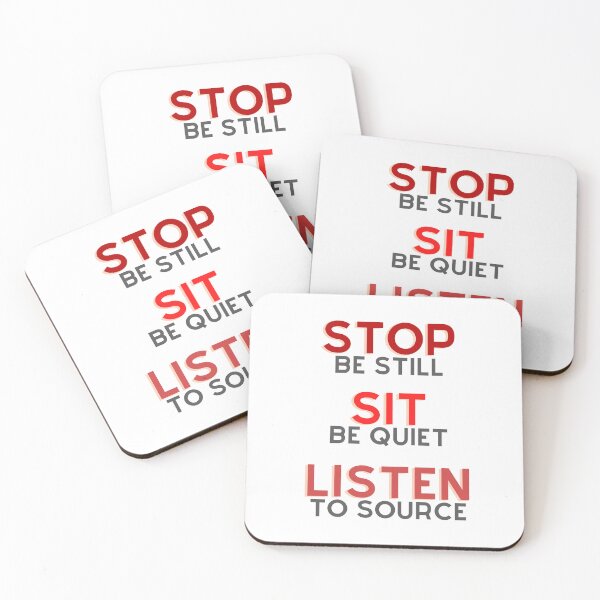 Item preview, Stop, sit, Listen designed and sold by TIPJ.