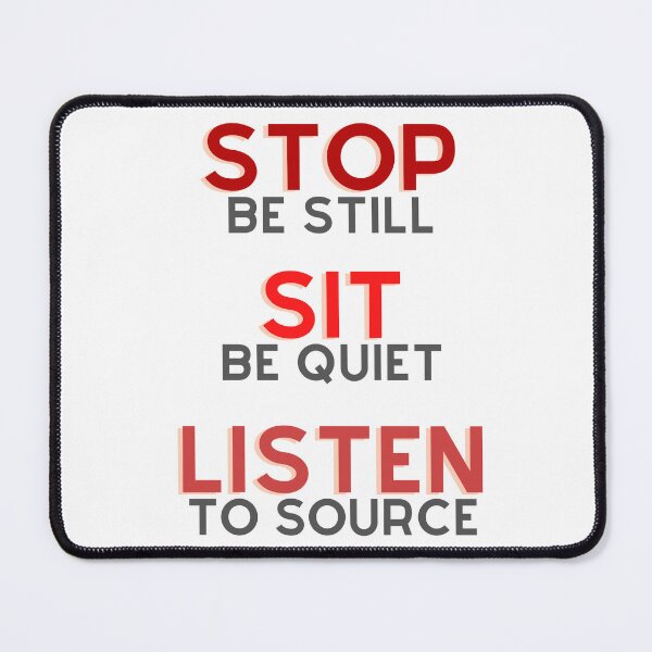 Item preview, Stop, sit, Listen designed and sold by TIPJ.