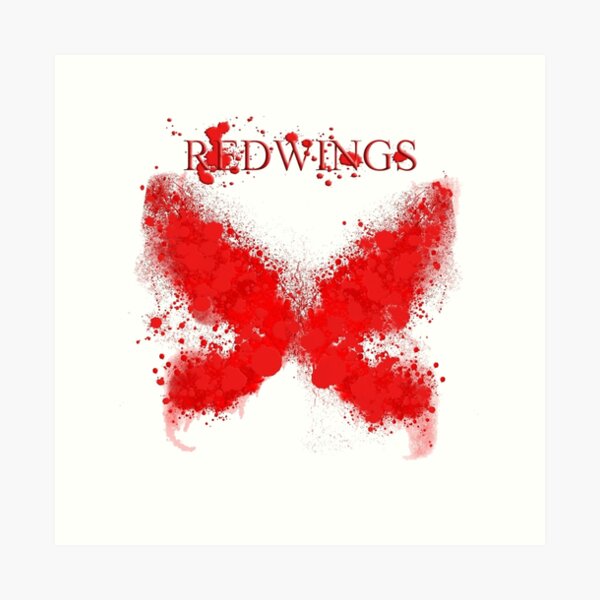 Redwings Clear BG Art Print