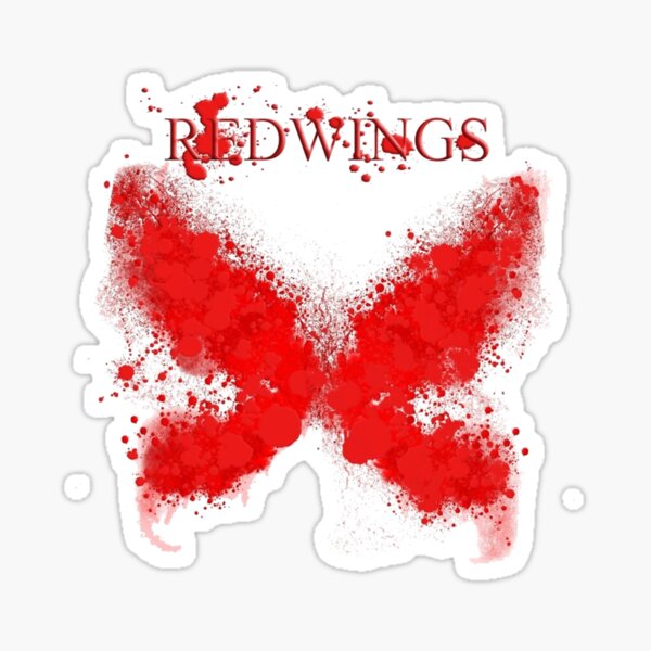 Redwings Clear BG Sticker