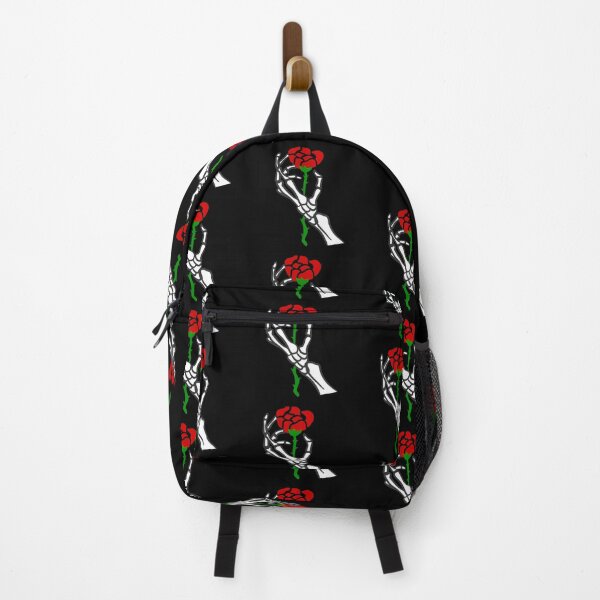 Item preview, hipster skeleton holding rose skull valentines  designed and sold by Gossip Rag.