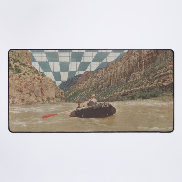 canoë dans une gorge Tapis de souris XXL