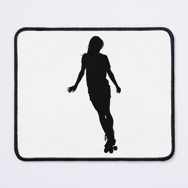 Item preview, Roller Derby skater girl drives on the quad skates roller skate shoes. designed and sold by Marcin Adrian.
