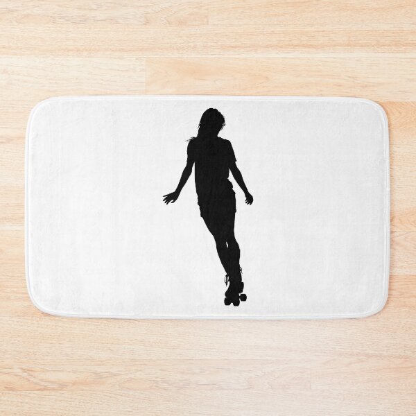 Item preview, Roller Derby skater girl drives on the quad skates roller skate shoes.  designed and sold by Marcin Adrian.