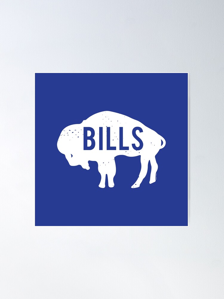 Bills - Vintage Buffalo (White) Poster for Sale by