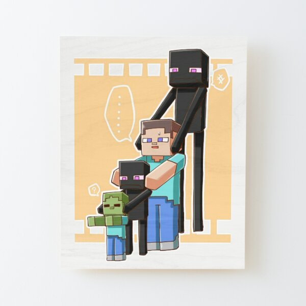 Cute Minecraft Creeper and Enderman Greeting Card for Sale by ddkart