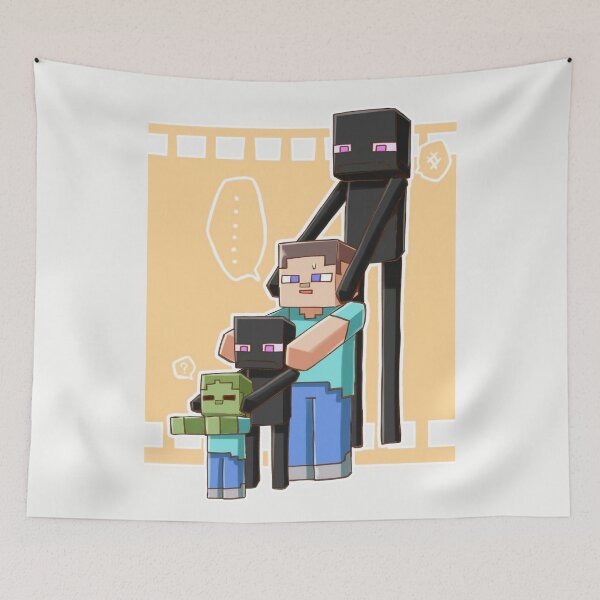 Item preview, Enderman - Steve - Enderman - Zombie designed and sold by ddkart.