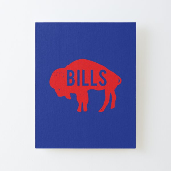 Bills - Vintage Buffalo (Red)' Mounted Print for Sale by deadmansupplyco