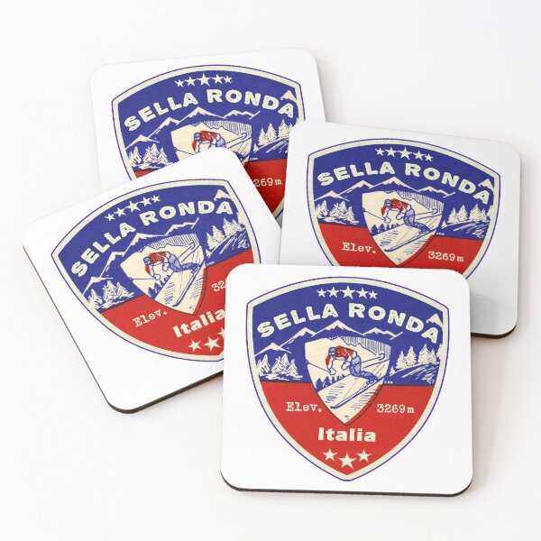 Item preview, Sella Ronda Italy Skiing Ski Mountains Skier Dolomiti designed and sold by DESTINATIONS DECAL.