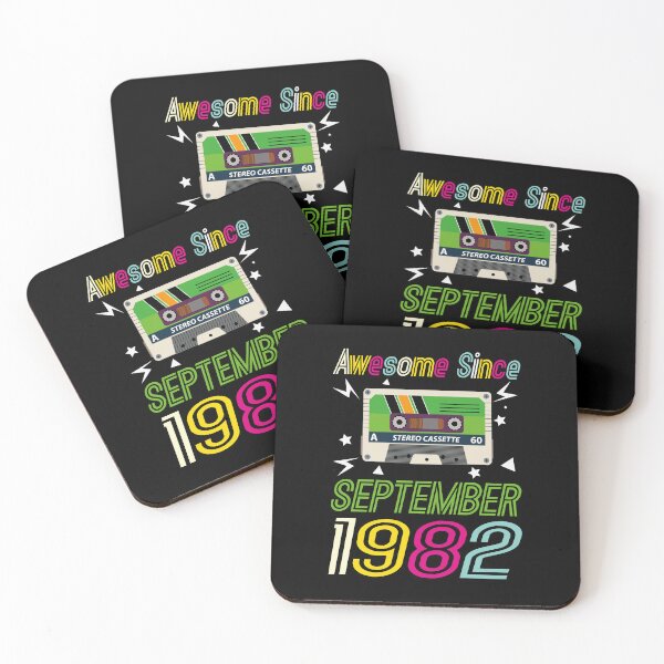 Item preview, Funny Birthday Quote, Awesome Since September 1982, Retro Birthday designed and sold by Estrytee.