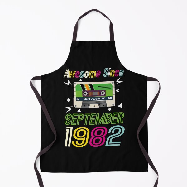 Item preview, Funny Birthday Quote, Awesome Since September 1982, Retro Birthday designed and sold by Estrytee.