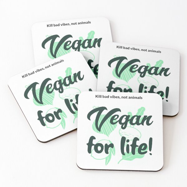 Item preview, Kill Bad Vibes, Not Animals Vegan for Life  designed and sold by thejunkjack.