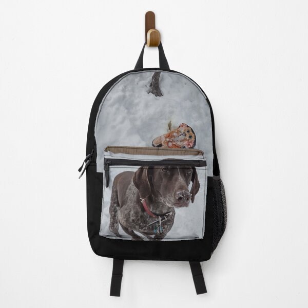 Item preview, Dog finds toy in snow and points to it designed and sold by H Schneiter.