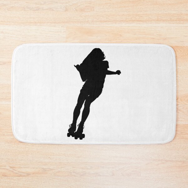 Item preview, Roller Derby skater girl drives on the quad skates roller skate shoes.  designed and sold by Marcin Adrian.