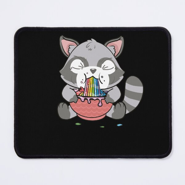Item preview, Raccoon Rainbow Vomit Ramen Vomiting Rainbow designed and sold by MasterKlaw.