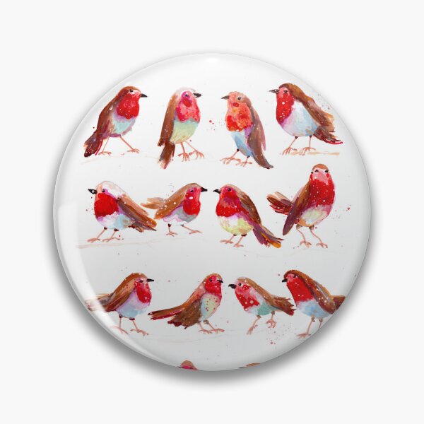 Item preview, Sixteen Robins  designed and sold by ArtistKateField.