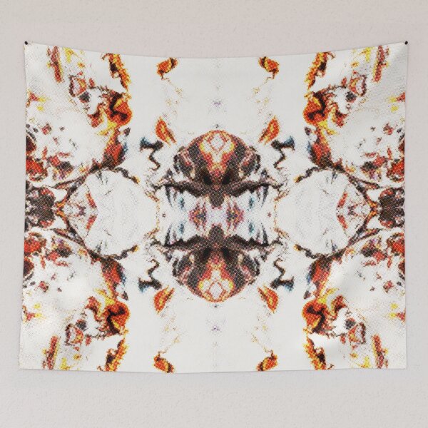 Item preview, FUNNY RICH EARTHY  ABSTRACT SYMETRIC GEOMETRIC PATTERN  / OFF-WHITE COLOR INTIMATE COLLECTION(2).  designed and sold by Ralek.