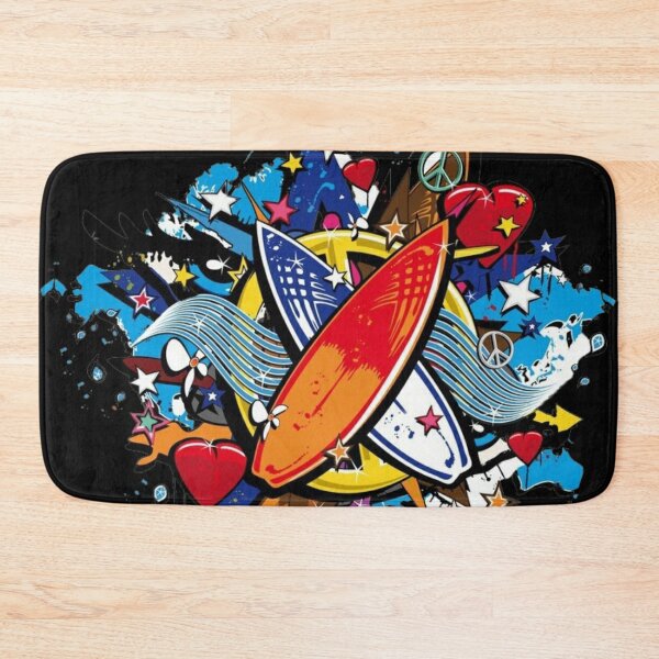 Surfboard Philosophy - Enjoy Life, Travel and Surf - Surfboard Wall Cutting  Board by artshop77