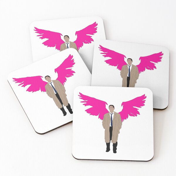 Item preview, Hot Pink Wings Castiel designed and sold by Lokis-Queen.