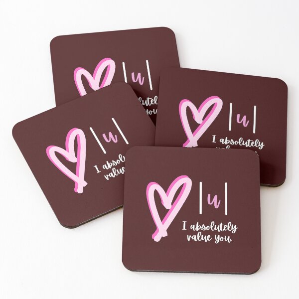 Item preview, I absolutely value you - Math Teacher Valentine's Day Design  designed and sold by mjamerearieona.