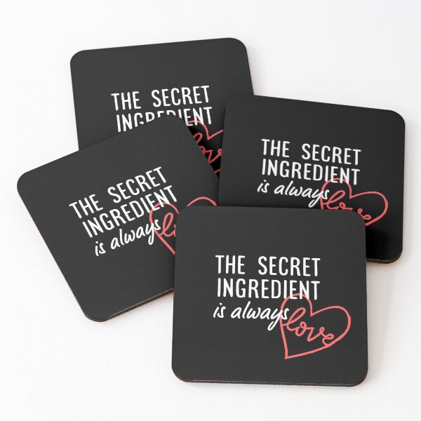 Item preview, The secret ingredient is always Love designed and sold by InnaPo ⭐⭐⭐⭐⭐.