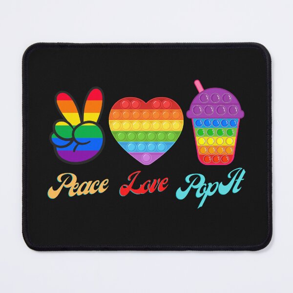 Item preview, Peace Love Pop It designed and sold by The Jackalope.