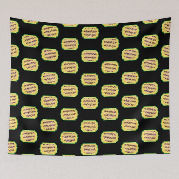 Item preview, Bible Verse Isaiah 5:20 designed and sold by Prayingwarrior.