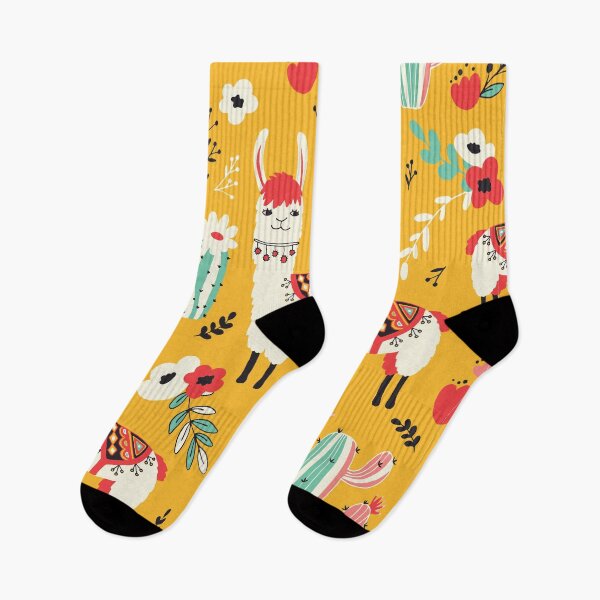 Item preview, Cute Llama and Cactus Flowers designed and sold by silviaol.