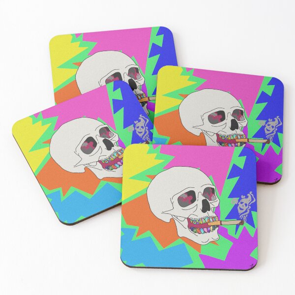 Item preview, smoking skull designed and sold by TheyZiggie.
