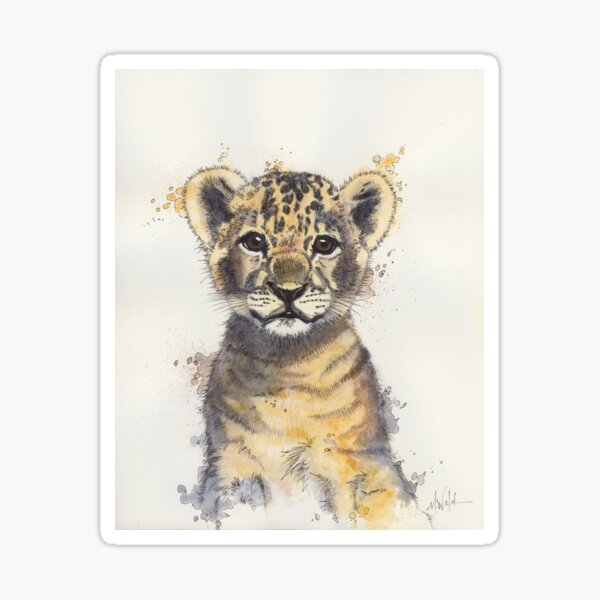 Baby Lion Sticker