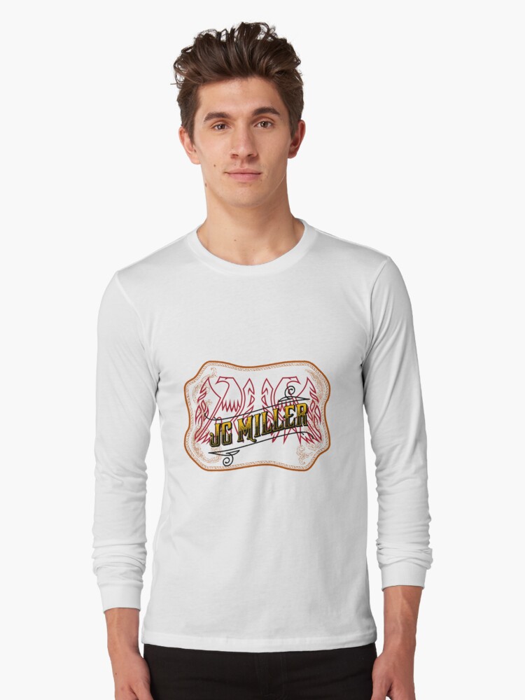Thumbnail 1 of 5, Long Sleeve T-Shirt, JC MILLER-FIREBIRD-WHITE designed and sold by jcmillermusic.