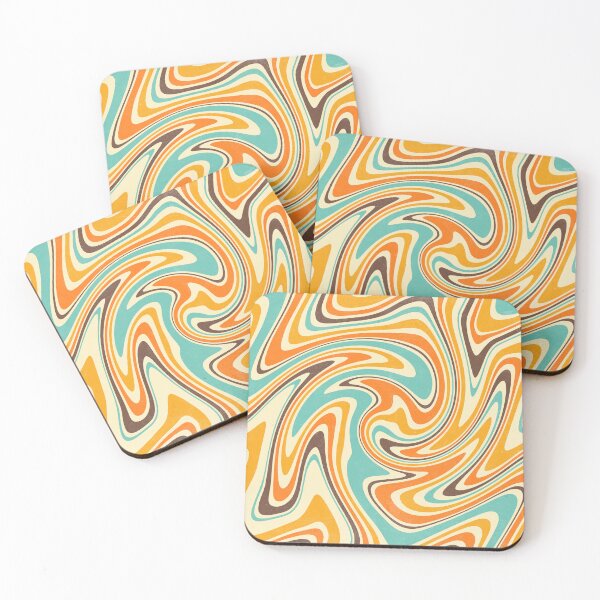 Item preview, Groovie Retro 70s Swirl Spiral Colorful designed and sold by trajeado14.