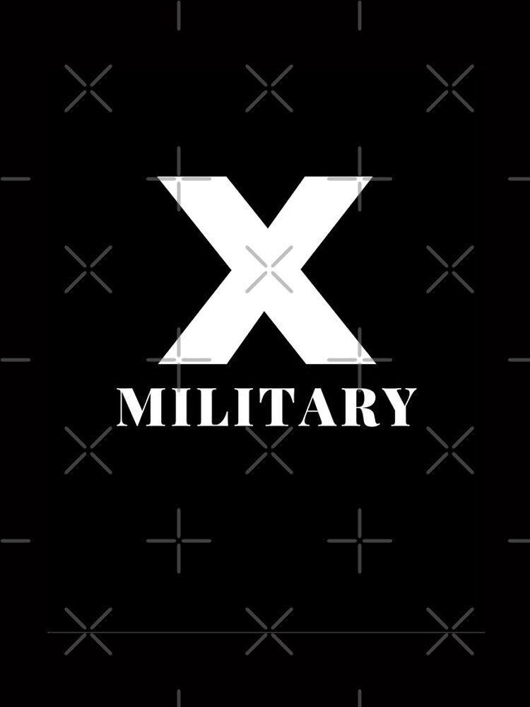 Thumbnail 4 of 4, iPhone Case, X MILITARY designed and sold by RobbiesMusic.